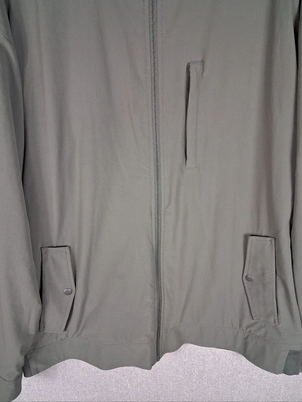 Duluth Trading Co. Negotiator Jacket Mens 3XL Olive Green Workwear Utility Golf